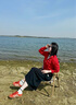 Teenie Weenie小熊春季半身長(zhǎng)裙衛(wèi)裙學(xué)院簡(jiǎn)約休閑款時(shí)髦復(fù)古裙女士 黑色 S (160) 曬單實(shí)拍圖