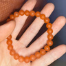 石玥珠寶 保山南紅瑪瑙手串本命年轉運珠佛珠手鏈項鏈男女士款 水晶瑪瑙 【精品級】7-8mm保山南紅 曬單實(shí)拍圖