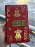 ?？?暴富現(xiàn)金存錢本存單收納夾錢幣票據(jù)收藏冊現(xiàn)金存單夾收納冊攢錢袋錢包夾存錢包 【密碼鎖款】暴富紅/1本/可放100張 曬單實拍圖
