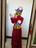 塞德勒敬酒服新娘旗袍2025新款加厚訂婚禮服裙新中式結婚長袖女秋冬季 酒紅色 XS 曬單實拍圖