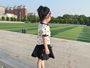 LUSON小O寶Okids童裝 寶寶花苞半裙女蝴蝶結(jié)2025夏季新款公主女童短裙 曬單實(shí)拍圖