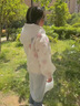 兒童雨衣一次性長(zhǎng)款加厚防暴雨小學(xué)生上學(xué)男女童戶外旅游便攜雨披 椰奶白1件-兒童加厚束口雨衣 曬單實(shí)拍圖