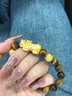 中國黃金（CHINA GOLD）招財貔貅黃金手鏈男足金虎眼石手串紀念日生日禮物送男朋友老公 招財貔貅虎眼石手串-8mm 曬單實(shí)拍圖