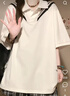 真維斯（JEANSWEST）衛衣女連帽2025秋季款寬松顯瘦ins潮長(cháng)袖帽衫外套純色白色M 曬單實(shí)拍圖