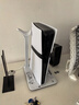 HONCAM適用PS5 slim/PRO散熱底座帶風扇游戲主機支架ps5精英手柄充電座充PS5手柄充電座充電器收納配件 【PS5 PRO主機】白色底座+3A充電頭 曬單實拍圖