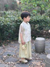 G.DUCKKIDS小黃鴨童裝兒童漢服男童夏裝套裝國風(fēng)唐裝女童短袖褲子薄款表演服 女童 90 尺碼建議1~2歲cm 曬單實(shí)拍圖