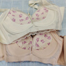 莫代爾內(nèi)衣女小胸聚攏上托收副乳平胸顯大調(diào)整型蕾絲透氣性感美背文胸罩 香檳+粉膚 【2件裝】 75B 34B(中厚杯2.5CM) 曬單實拍圖