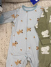 迷你巴拉連體衣嬰兒爬服夾棉春秋新生兒寶寶純棉嬰兒外出服【植物芯】 曬單實(shí)拍圖