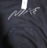 耐克（NIKE）男運動服冬季連帽加絨針織衛(wèi)衣寬松簡約FB7489-010 黑色 M  曬單實拍圖