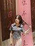 嫻柔短袖t恤女2025年夏季新款收腰翻領(lǐng)弧形下擺短款黑色半袖polo上衣 灰色 卡碼拍大 2XL 【120-130斤】 曬單實(shí)拍圖