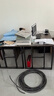 鶴升辦公桌辦公室老板桌工作臺總裁經(jīng)理電腦桌臺式書桌木質(zhì)學(xué)習(xí)寫字桌 【穩(wěn)固升級加厚16MM】深胡桃色 【桌】140*80*75CCM 曬單實(shí)拍圖