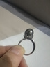 京潤珍珠戒指畫(huà)堂925銀海水珍珠戒指正圓氣質(zhì)戒指珠寶七夕情人節禮物 9-9.5mm 曬單實(shí)拍圖