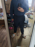 杉杉無(wú)痕彈力 長(cháng)袖T恤男士春秋季POLO衫翻領(lǐng)商務(wù)休閑爸爸工裝款打底衫 曬單實(shí)拍圖