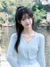 蔓爾依連衣裙女裝春夏季度假穿搭2025新款減齡氣質(zhì)小香風(fēng)開衫套裝長(zhǎng)裙子 上衣+半身裙 M 曬單實(shí)拍圖