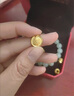 中國黃金（CHINA GOLD）黃金項鏈足金黃財神吊墜轉運珠招財首飾情人節實(shí)用生日禮物送老婆 足金黃財神項鏈-約0.5g 曬單實(shí)拍圖