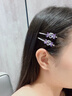SENDME發(fā)卡頭飾女高端2025發(fā)夾劉海夾頭飾一字夾側邊發(fā)夾七夕禮物送女友 甜美氣質(zhì)發(fā)夾3對裝【玫瑰禮盒】 曬單實(shí)拍圖