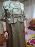 俞兆林（YUZHAOLIN）媽媽裙子裝夏裝新款連衣裙50-60歲洋氣套裙中老年女母親節(jié)禮物衣 217灰色[外披+內(nèi)裙兩件套] 均碼 3XL(適合115-130斤) 曬單實(shí)拍圖