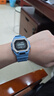 卡西歐（CASIO）G-SHOCK 沖浪而生 多功能小方塊 藍(lán)牙計(jì)步手表 GBX-100-2APR 【浪花藍(lán)】 曬單實(shí)拍圖