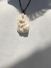 黛詩琳  DSL天然鹿角復(fù)古雕刻十二生肖本命佛手串男女掛件款飾品文殊菩薩 文殊菩薩配黑色繩子 曬單實拍圖