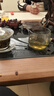 祥業(yè)熊貓玻璃自動茶具簡約磁吸出水泡茶器創(chuàng)意功夫茶具套裝茶杯茶壺 玻璃福寶自動6杯9件套(不帶盤) 曬單實拍圖