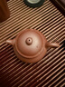 百年利永宜興紫砂壺純?nèi)止ぴV龍血砂潘壺功夫茶具泡茶壺 潘壺-龍血砂 195ml 曬單實(shí)拍圖