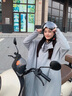 茲卡曼【德國品牌】頭盔摩托車(chē)電動(dòng)車(chē)四季通用夏季防曬半盔男女士?jì)和聡鴺?c認證揭面盔騎行防紫外線(xiàn) 【可拆圍脖款】極地白-擋風(fēng)長(cháng)鏡 曬單實(shí)拍圖