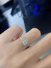 QUEENSUN18K金人工培育鉆石戒指女50分Bella款真鉆一克拉鉑金求婚結(jié)婚鉆戒 18K金 50分 D VS1 Bella款鉆戒 8號圈 曬單實拍圖