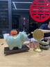 檀花美發(fā)財招財豬陶瓷擺件小豬諸事大吉家居裝飾開(kāi)業(yè)喬遷新居吉祥物禮物 諸事順遂+招財進(jìn)寶+底座-白色 曬單實(shí)拍圖