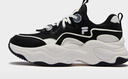 FILA FUSION斐樂(lè )潮牌女鞋百搭泡泡鞋2024夏季新款增高休閑鞋運動(dòng)鞋 黑/奶白-BG 38 曬單實(shí)拍圖