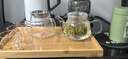 宣室堂 耐熱加厚玻璃家用功夫茶具套裝 家用不銹鋼過(guò)濾茶漏分茶器 茶壺花茶杯茶盤(pán)公道杯帶茶 漏整套茶具 茶具9件套裝 曬單實(shí)拍圖