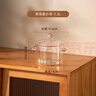 onlycook高硼硅玻璃蒸蛋碗鍋可明火家用透明雙耳燉煮鍋電陶爐專用煲湯鍋 1.3L雙耳款小號 14cm 曬單實拍圖