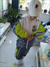 G.DUCKKIDS童裝男童秋裝套裝兒童服裝春秋季運(yùn)動套裝中大童風(fēng)衣外套男孩衣服 綠色兩件套gqeaeaa 120 尺碼5~6歲【110-120cm】 曬單實(shí)拍圖