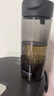 NOBVAN第三代魔力球磁彈泡茶杯tritan塑料便攜健身防摔茶水分離杯 550ML-黑色-Tritan耐溫溫 曬單實(shí)拍圖