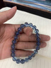 楊氏六喜天然海藍寶水晶手串男女款海藍寶石原礦石水晶高檔手鏈正品保真 【收藏級】冰種海藍寶-7mm 曬單實(shí)拍圖