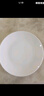 晟普純白骨瓷盤(pán)子家用圓形淺盤(pán)菜盤(pán)西餐盤(pán)骨碟碟子陶瓷餐具月光盤(pán)單個(gè) 11英寸月光盤(pán)（直徑27.5cm） 曬單實(shí)拍圖