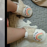 拉夏莉亞寶寶鞋子?jì)雰盒畬W(xué)步春秋款男嬰幼兒棉鞋鞋襪步前鞋秋冬0-6-12月 曬單實(shí)拍圖