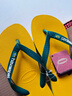 havaianas哈唯納【gigi同款】Brasil Logo巴西元素夾腳人字拖夏親子款 1740-流行黃色 39-40 巴西碼 曬單實拍圖