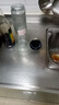 拜杰油壺自動(dòng)開(kāi)合廚房玻璃調料瓶醬油瓶醋壺倒油壺裝油瓶不掛油不漏油 輕奢黑銀大號 650ml 曬單實(shí)拍圖