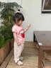 凡獵女童防蚊褲夏裝2025新款寶寶休閑褲子外穿長褲兒童薄款束腳褲夏季 粉色 80 cm 曬單實拍圖