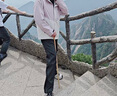 IZEXX戶(hù)外登山直筒拉鏈褲男秋季沖鋒休閑褲工裝機(jī)能長(zhǎng)褲子IZ09黑色 曬單實(shí)拍圖