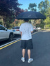 安晴anshine碳纖維遮陽傘長柄黑膠晴雨傘自動大號雙人抗風(fēng)直柄傘 登峰-全碳直柄-135cm 曬單實拍圖