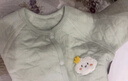 優(yōu)科（YOUKE）嬰兒夾棉連體衣秋冬寶寶衣服冬季新生兒加棉可愛保暖哈衣剛出生 【三層暖棉】綠云朵 66碼【推薦身高62cm-68cm】 曬單實拍圖
