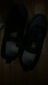 LINBUXAN廚師鞋男春秋運(yùn)動(dòng)休閑厚底板鞋廚房工作防水防滑皮面黑色勞保鞋 黑色 41 曬單實(shí)拍圖