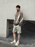 卡爾美（KELME）梭織外套男運動(dòng)戶(hù)外撞色開(kāi)衫寬松立領(lǐng)夾克 淺咖色 L 曬單實(shí)拍圖
