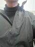羅蒙三合一沖鋒外套男士春秋季休閑加絨夾克男工裝戶(hù)外登山服衣服男裝 6266黑色 L 約100-120斤 曬單實(shí)拍圖
