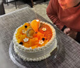 元祖 奶油生日蛋糕同城配送 祝壽蛋糕 預(yù)定訂做 新鮮 壽桃 動物奶油 水果之戀 8號（3-5人食用） 曬單實拍圖