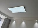 一格照明（YIGELIGHTING）奶油風(fēng)超薄LED主客廳吸頂燈全光譜護(hù)眼主臥室書房燈套餐組合燈具 全光譜_奶黃色110CM三色變光 曬單實(shí)拍圖