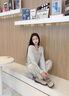 蔓爾依休閑褲女裝春季套裝2025新款慵懶風(fēng)小個(gè)子穿搭衛(wèi)衣闊腿工裝背帶褲 內(nèi)搭衛(wèi)衣+背帶褲 M 曬單實(shí)拍圖