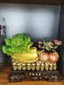 TICIFY百財(cái)大吉白菜擺件客廳入戶玄關(guān)電視柜裝飾品搬新家喬遷禮物 百財(cái)大吉白菜彩繪色 曬單實(shí)拍圖