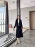 伯德小姐黑色職業(yè)西裝外套女面試穿搭正裝小個(gè)子短款西服套裝 DX164 黑色西裝 S 適合90-100斤可穿 曬單實(shí)拍圖